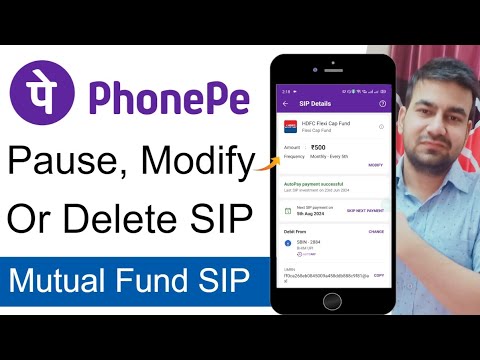Phonepe Pause Mutual Fund Sip, Modify Sip, Delete Sip| Phonepe Sip Ko ...