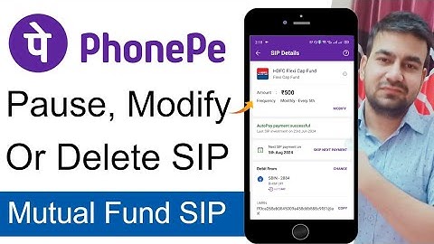 Phonepe Pause Mutual Fund Sip, Modify Sip, Delete Sip| Phonepe Sip Ko Edit, Modify, Close Kaise Kare