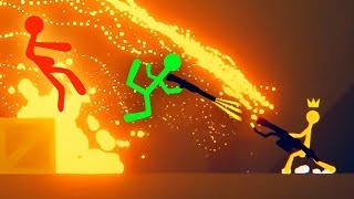 САМАЯ БЕЗУМНАЯ ИГРА ПРО ЧЕЛОВЕЧКОВ! ИГРАЕМ С АИДОМ И ХЭЛДОРОМ! Stick Fight