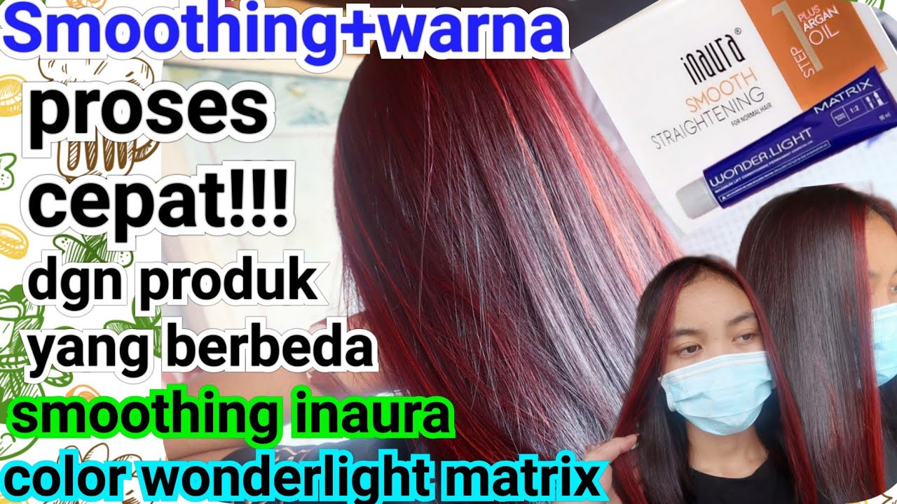Smoothing langsung warna tidak merusak rambut, cek tutorial smoothing