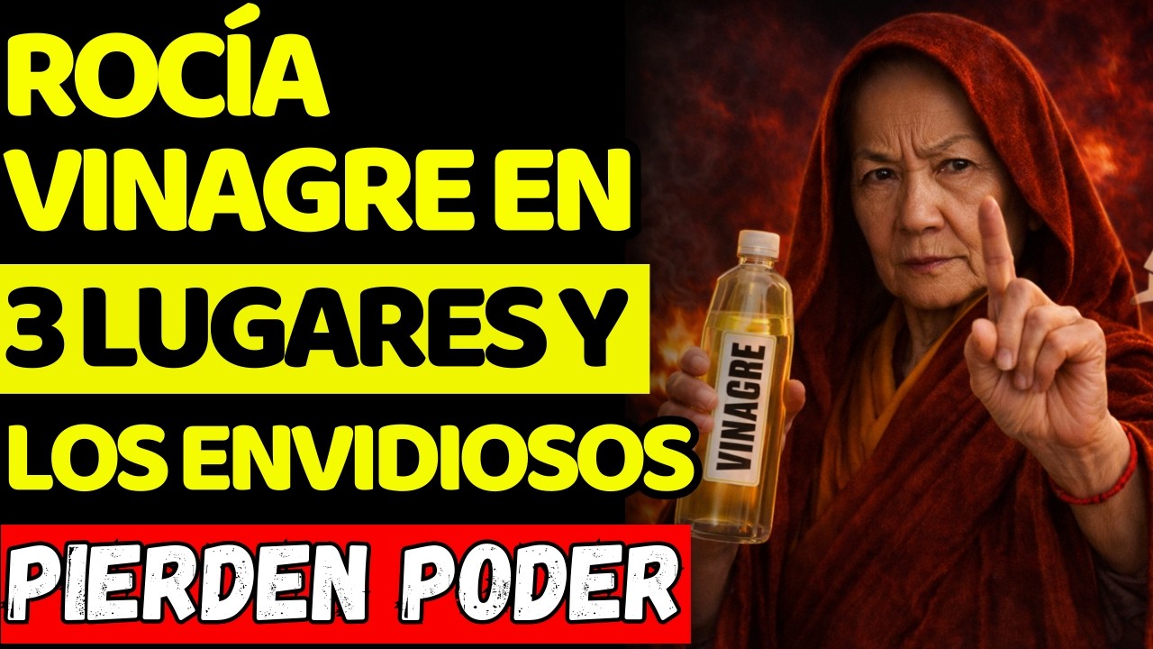 Pon vinagre en 3 lugares de tu casa: corta la mala racha hoy