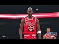 NBA 2k18 - All Time Chicago Bulls Team vs All Time Orlando Magic Team | PS4 Pro (1080p 60fps)