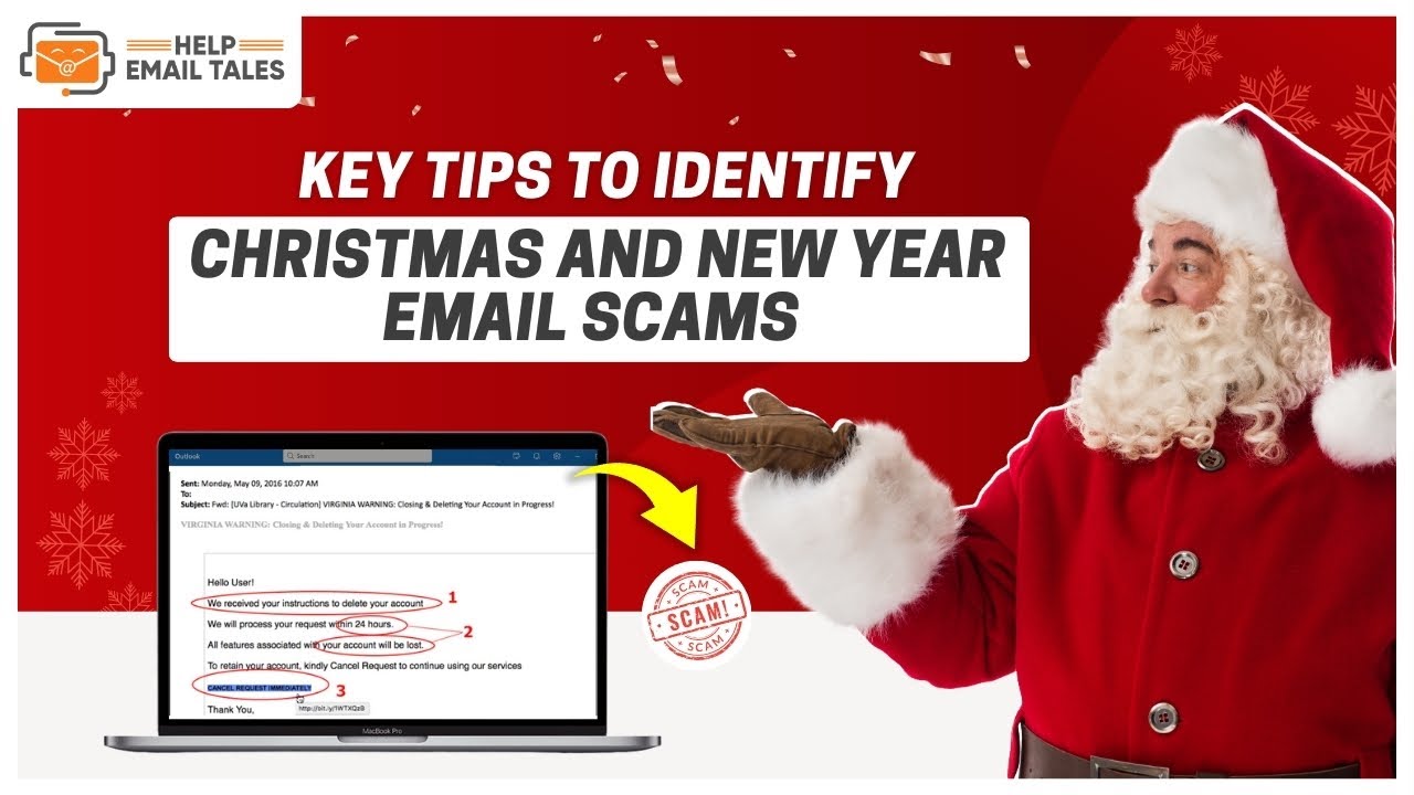 How to Identify Christmas and New Year Email Scams? | Help Email Tales