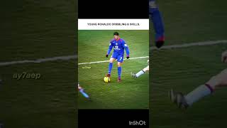 Young ronaldo dribbling 🥶🔥