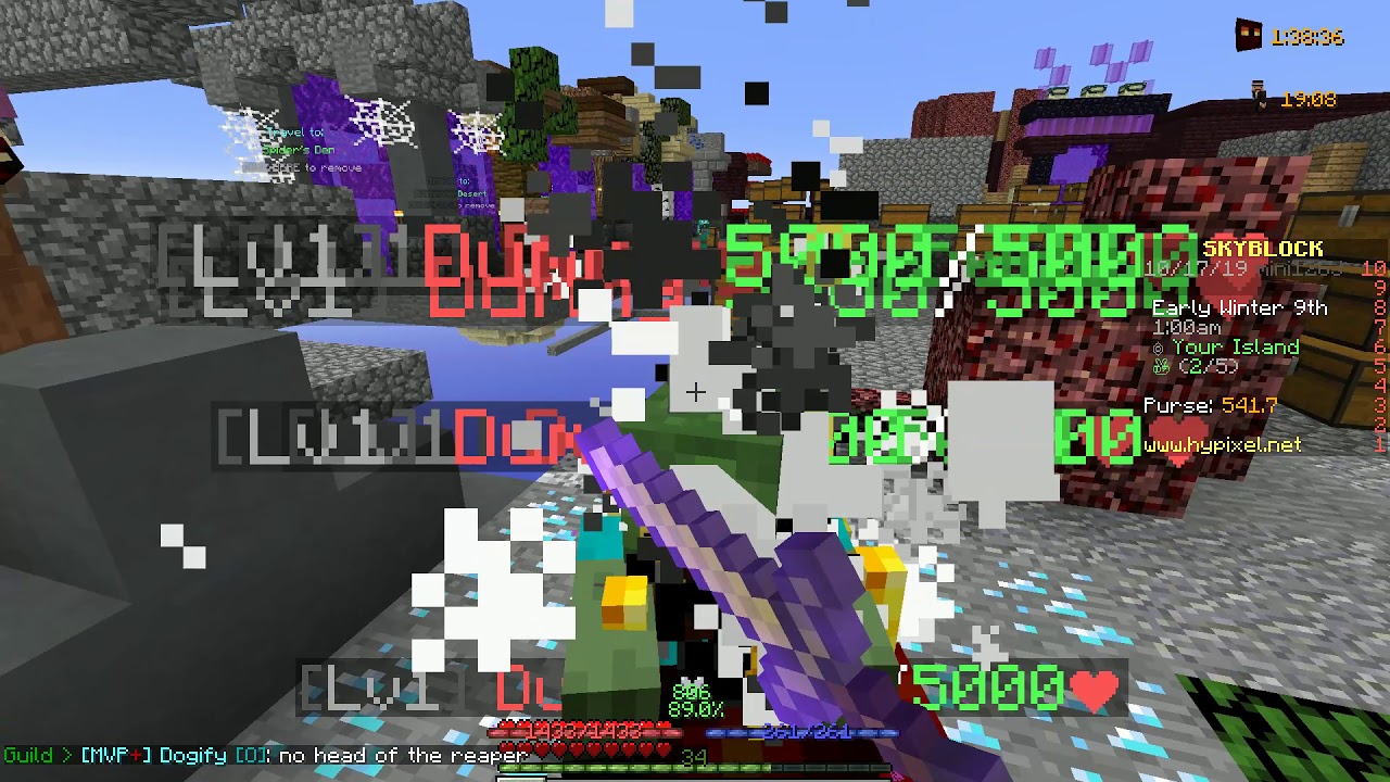 Hypixel skyblock glitch - YouTube