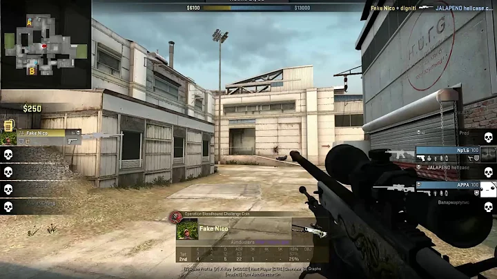 CS:GO Niko's ace clutch 1vs5