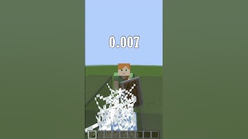 How SLOW Can you Go in Minecraft?#shorts #trending #viral