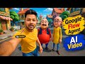 🔥 Google Flow Agent 😱 Real Avatar + Motu Patlu AI Video Kaise Banaye?