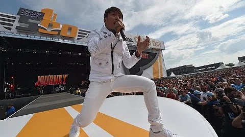 Journey "Open Arms" LIVE CONCERT HD at INDY 500 Carb Day 2016 100th RUNNING HD sound Quality