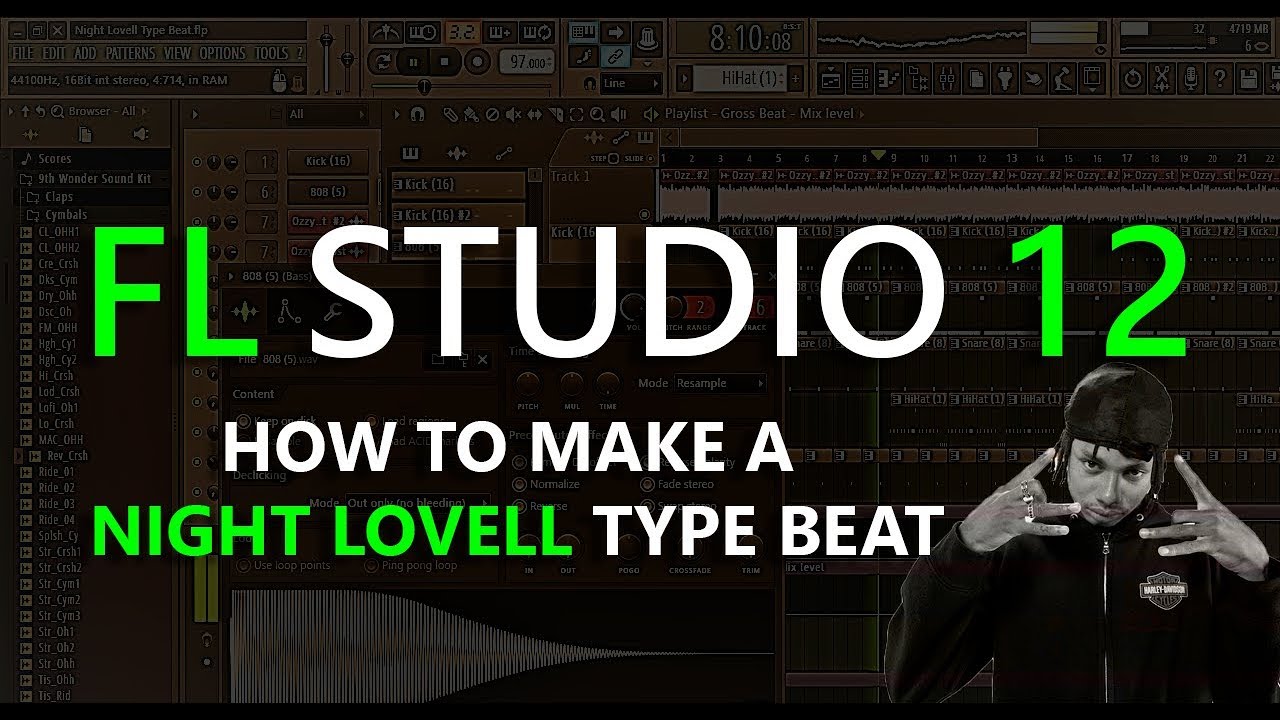 How to Make a Night Lovell Type Beat | FL Studio 12
