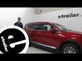 etrailer | Installing the WeatherTech 2nd Row Rear Auto Floor Mat on your 2020 Hyundai Santa Fe