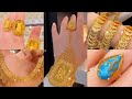 جديد من اجمل موديلات الذهب تشكيله ممتازة من الذهب الخليجي اطقم اساور غوايش خواتم تصميم ياخد العقل