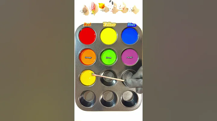 How to create 3 primary colors Red + Yellow + Blue to get wonderful secondary colors 🎨#colormixing