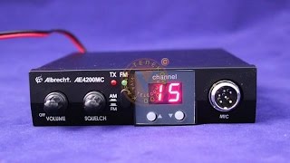 Тест радиостанции (рации) Albreht ae 4200 MC  с антенной Optim ML 145