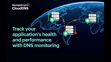 How to configure DNS monitoring options in ManageEngine CloudDNS