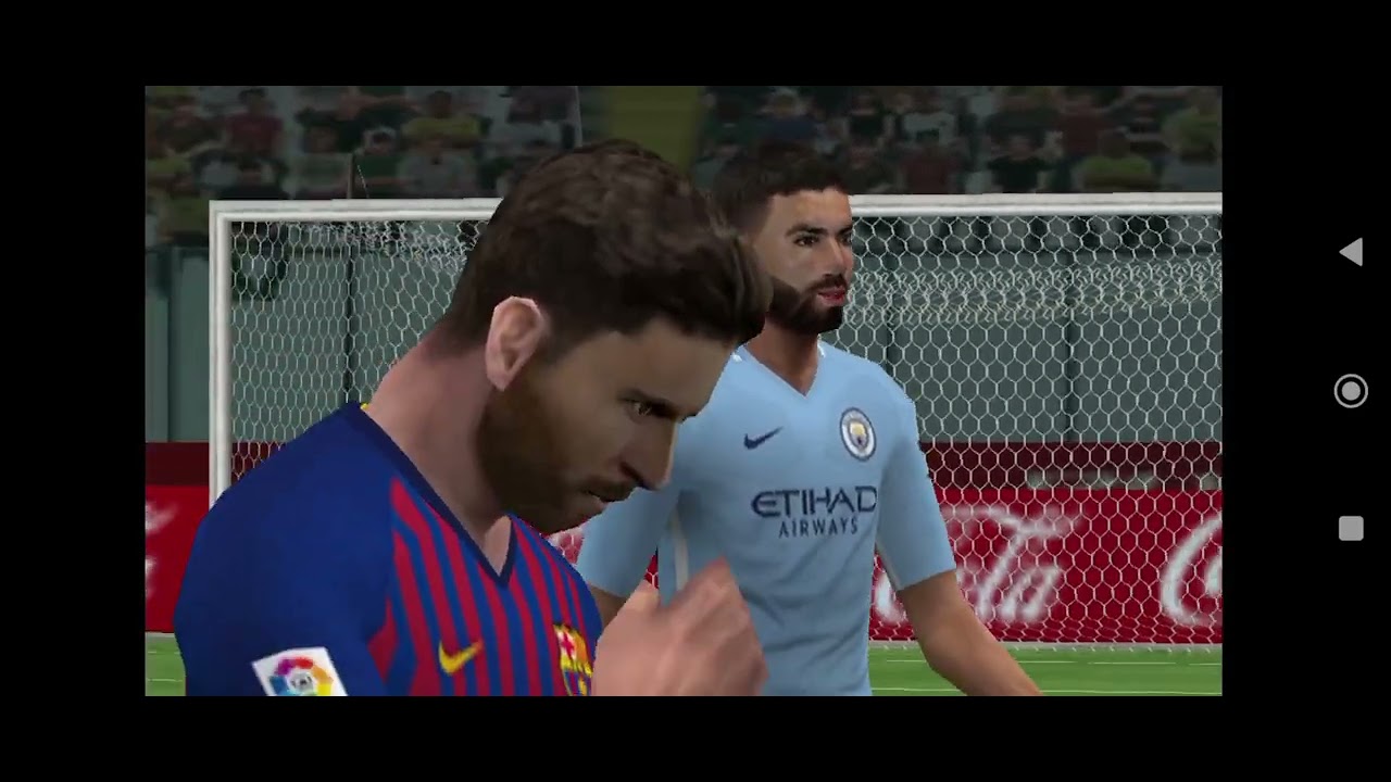 PES 2018. Manchester City 1 - 0 Barcelona 