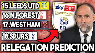 Why Spurs are getting relegated and NOT West Ham, Leeds or Forest