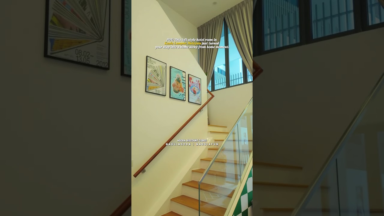 This loft-style hotel room just turned your stay into a home-away-from-home moment.