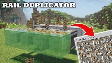 EASIEST Rail Duplicator in Minecraft 1.21.10 (Tutorial)