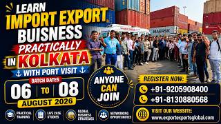 Import Export Business Course in Kolkata | Anyone can do Export Import Business | #kolkata