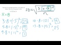 Calculating Standard Deviation and Mean