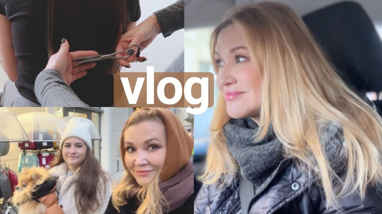🎁 PŘEDVÁNOČNÍ NÁKUPY V NĚMECKU - VLOG ⎪ STŘÍHÁNÍ VLASŮ DOMA ✂️👱🏻‍♀️