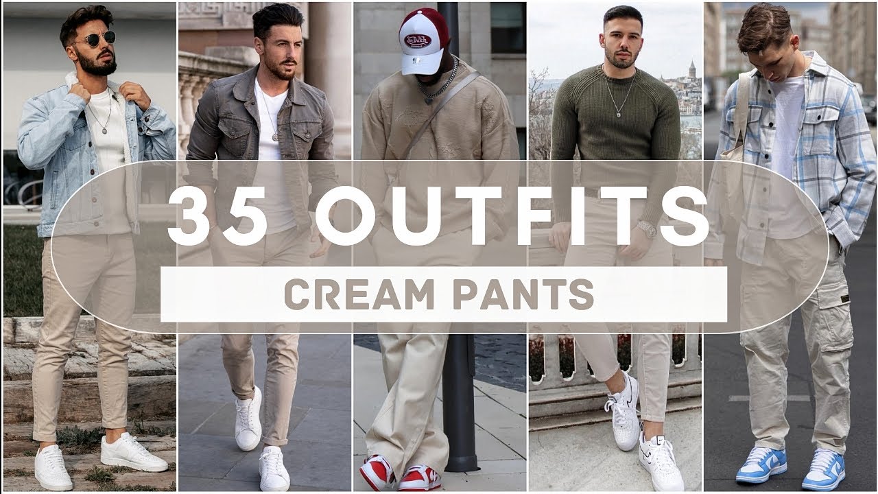 35 Ways to Style Cream Pants for Fall 2022 | CREAM JEANS / CARGOS ...
