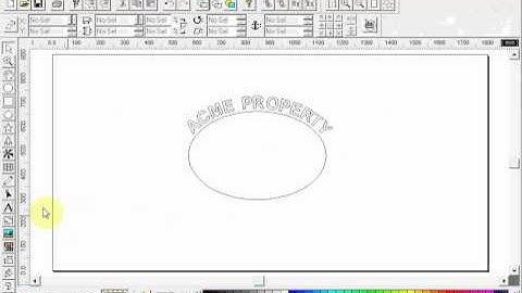 Creating text on an ellipse or badge using Castop Plus 6