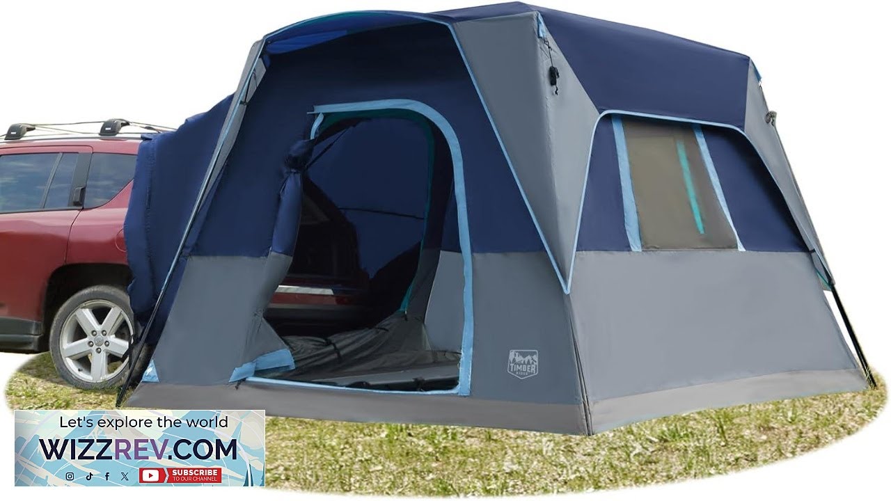TIMBER RIDGE 5 Person SUV Tent Weather Resistant Portable for Car SUV
