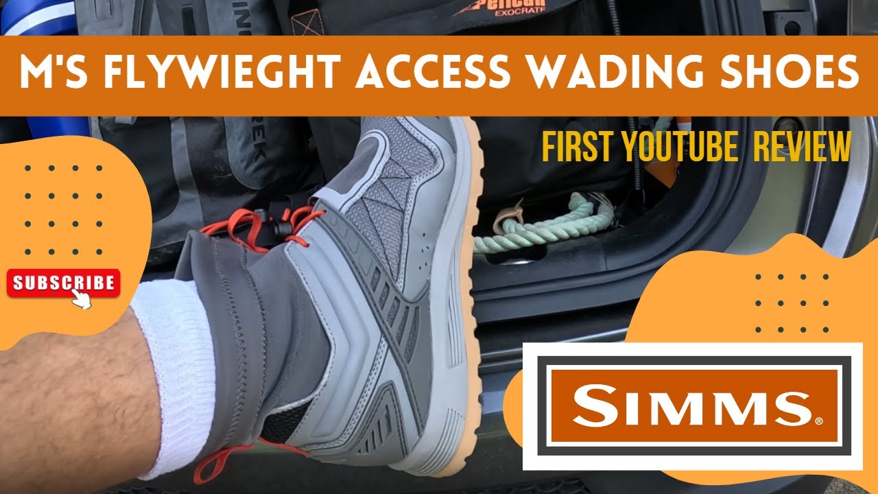 Elevate Your Fishing Experience with Simms New Flyweight Access Wading Shoes  