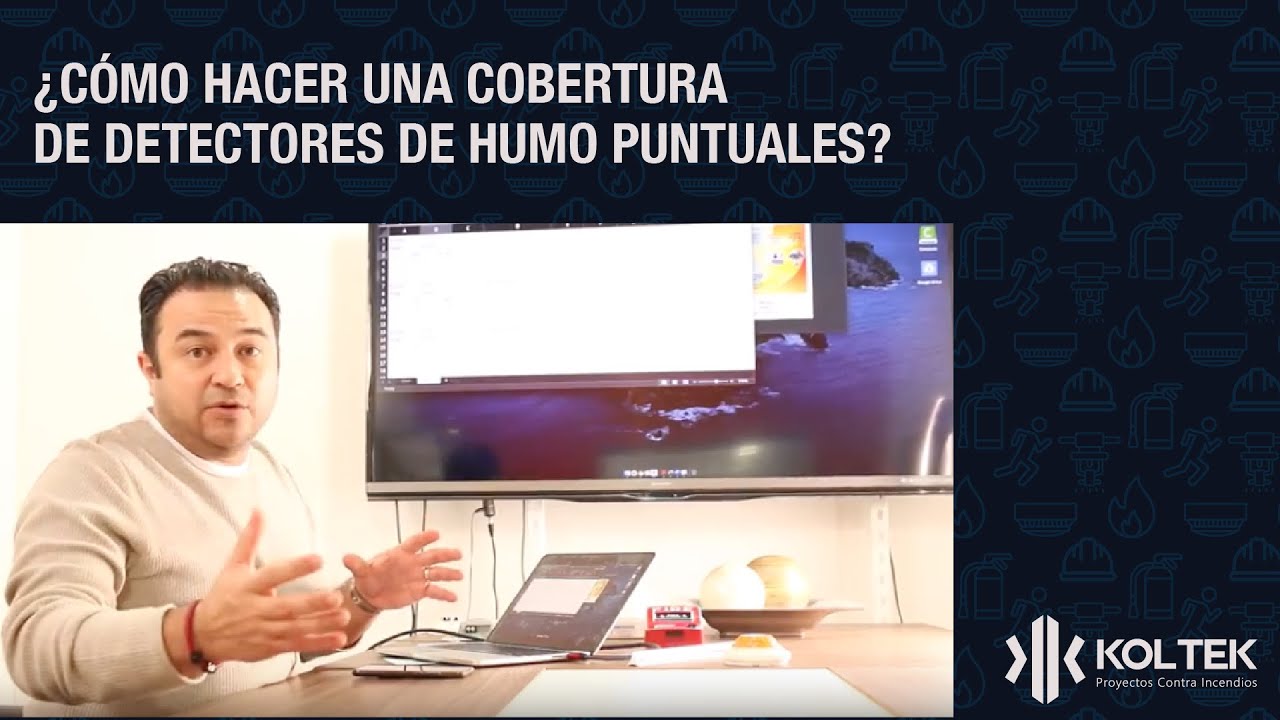 ¿Cómo hacer la cobertura de detectores de humo puntuales?