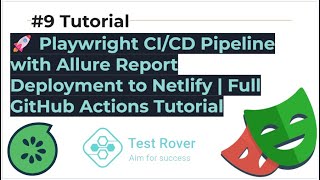 🚀 Playwright Allure CI/CD Pipeline 2025 | Deploy Test Reports to Netlify with GitHub Actions