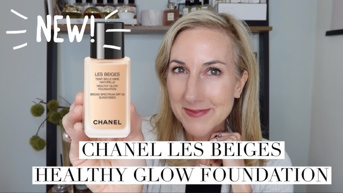  CHANEL LES BEIGES Healthy Glow Foundation Hydration and  Longwear B30 (medium with neutral undertones) : Beauty & Personal Care