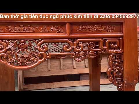 Video Ban thờ án gian đục ngũ phúc kim tiền - youtube