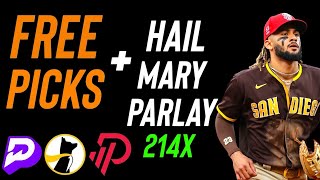 MLB Monday Best Free Picks⚾️ + 214x Hail Mary Parlay 6/9/2025