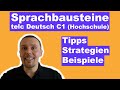 Sprachbausteine - Tipps/Strategien/Beispiele - telc Deutsch C1 Hochschule