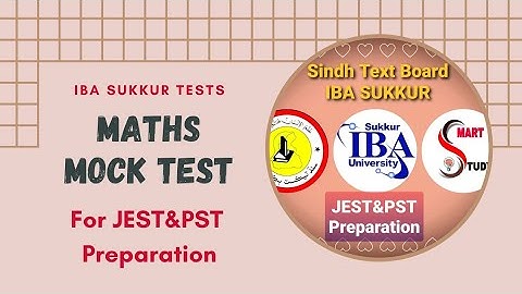 Solved Mock test#37  subject:math(Sets)JEST PST test preparations |iba test |STBB