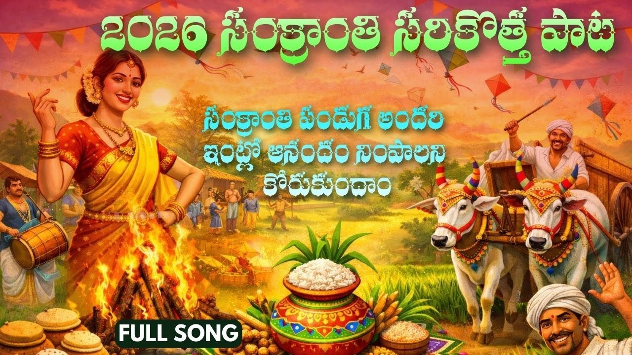 2026 సంక్రాంతి సరికొత్త పాట | గొబ్బీయల్లో పాట | Full Song| Telugu Sankranti Folk Song 2026
