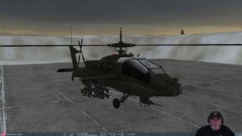 DCS World AH64 Mod Test and Learning Flight