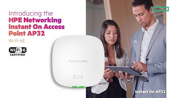 Optimize performance on all your Wi-Fi 6E devices with HPE Networking Instant On Access Point AP32