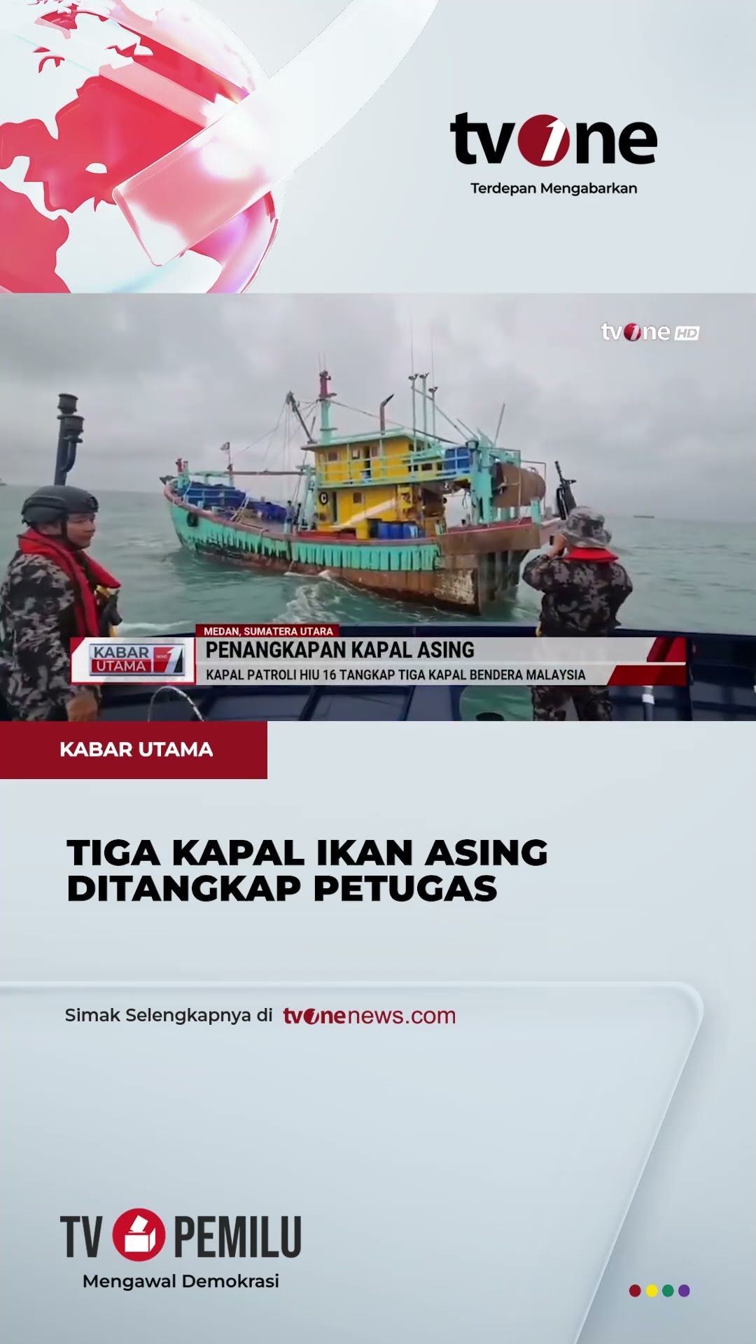 Bak Adegan Film, Kapal Patroli Hiu Tangkap Kapal Ikan Asing Bendera Malaysia | tvOne