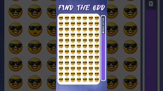 How good are your eyes 👍 【 Find The Odd out now 】 090 #emojichallenge  #shorts #shortsfeed