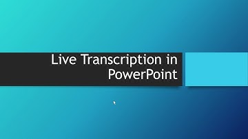 How to Add Closed Captions to a Live Presentation Using PowerPoint in Real Time