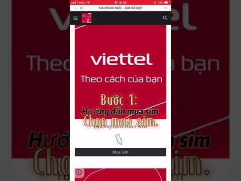 Video Hướng dẫn mua sim viettel online - youtube