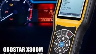 X300M OBDSTAR Functions and working! Via OBD Meter Calibration
