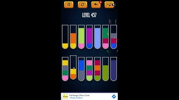 Water Sort Puzzle - Color Liquid Sorting Game Level 457 Solution