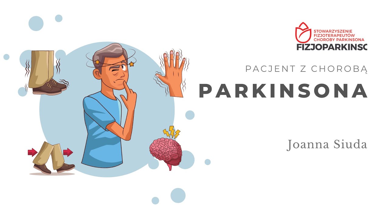 Pacjent z chorobą Parkinsona. Joanna Siuda