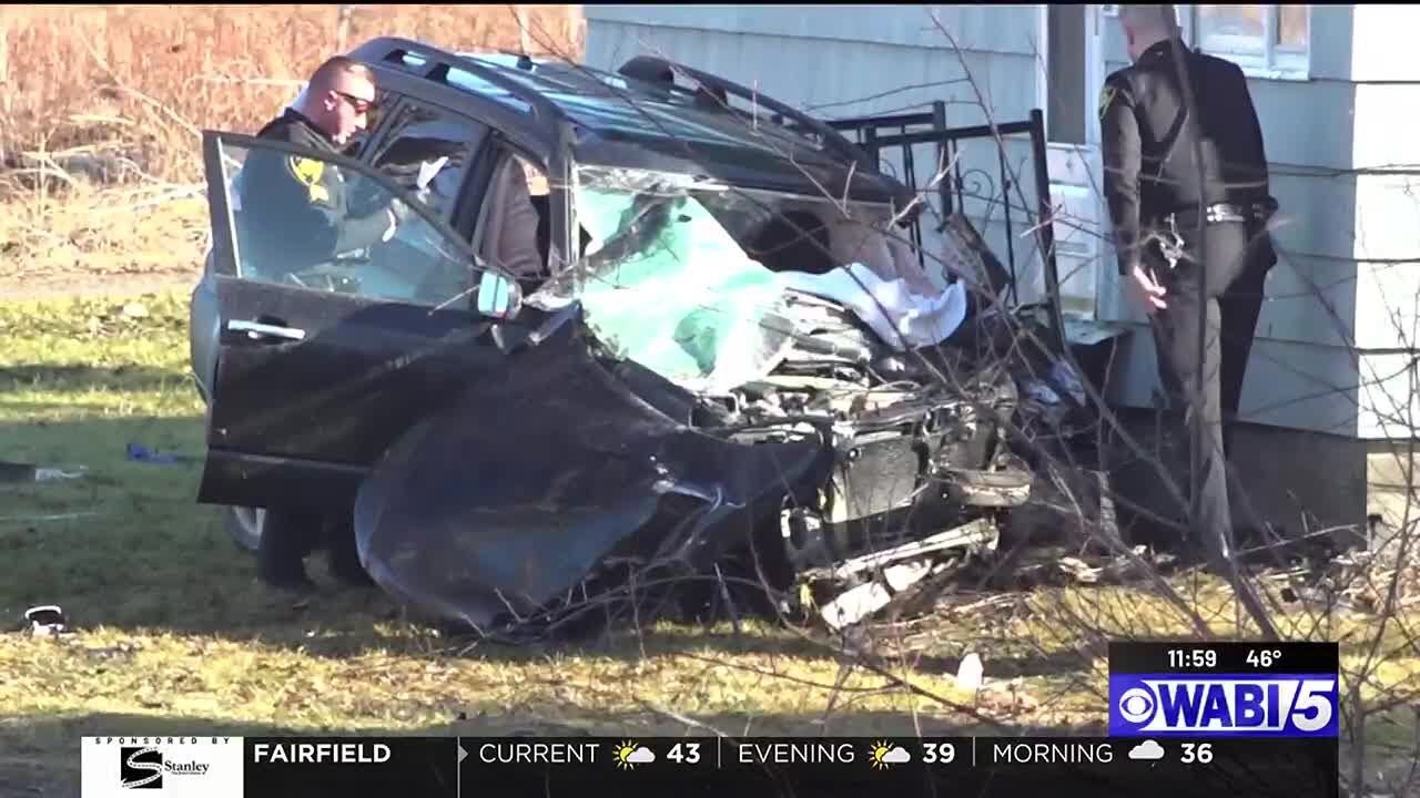 Person taken to hospital after crash in Eddington - YouTube