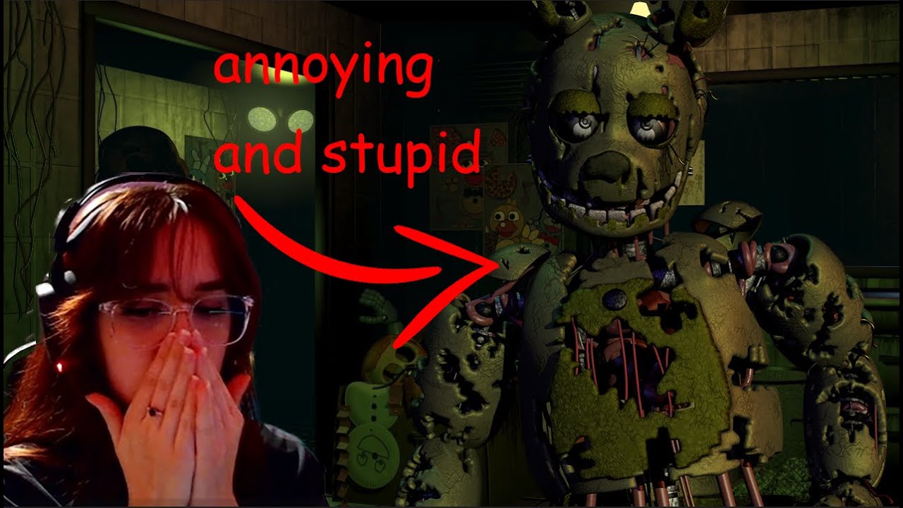 FNAF Lore Nerd Plays Five Nights at Freddy's 3 for the First Time - YouTube