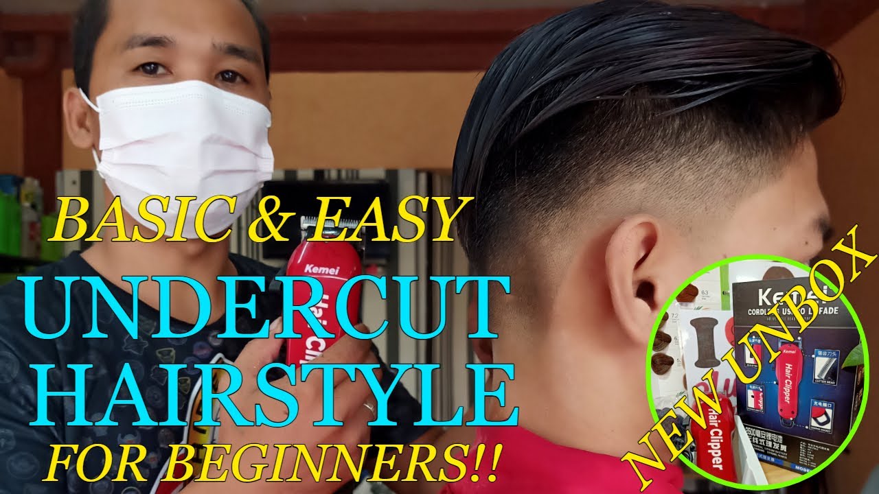 BASIC BARBERS UNDERCUT/ PRODUCT REVIEW(KEMEI HAIR CLIPPER)JiCAROL TV